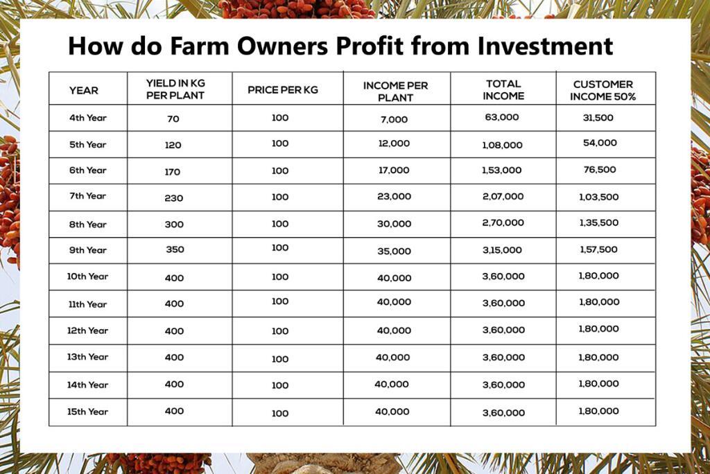 605 guntas owners profit investment -